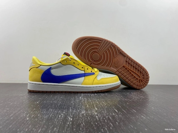 Cheap TBkick Low Canary x 1 DZ4137-700 Scott Travis OG Jordan Air 0821